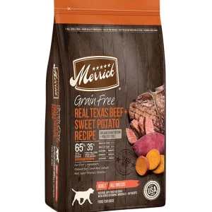 Merrick Dog Grain-Free Beef And Sweet Potato, 10 lb