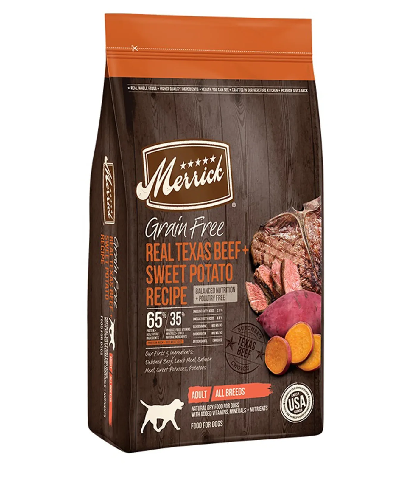 Merrick Dog Grain-Free Beef And Sweet Potato, 4 lb