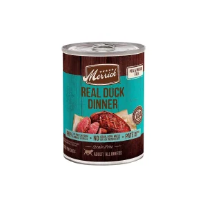 Merrick Dog Grain-Free Real Duck, 12.7 oz each, Case of 12
