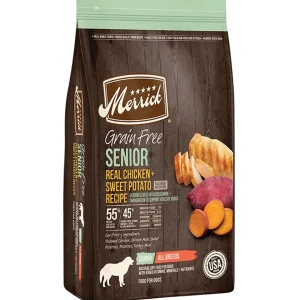 Merrick Dog Grain-Free Senior Chicken And Sweet Potato, 22 lb