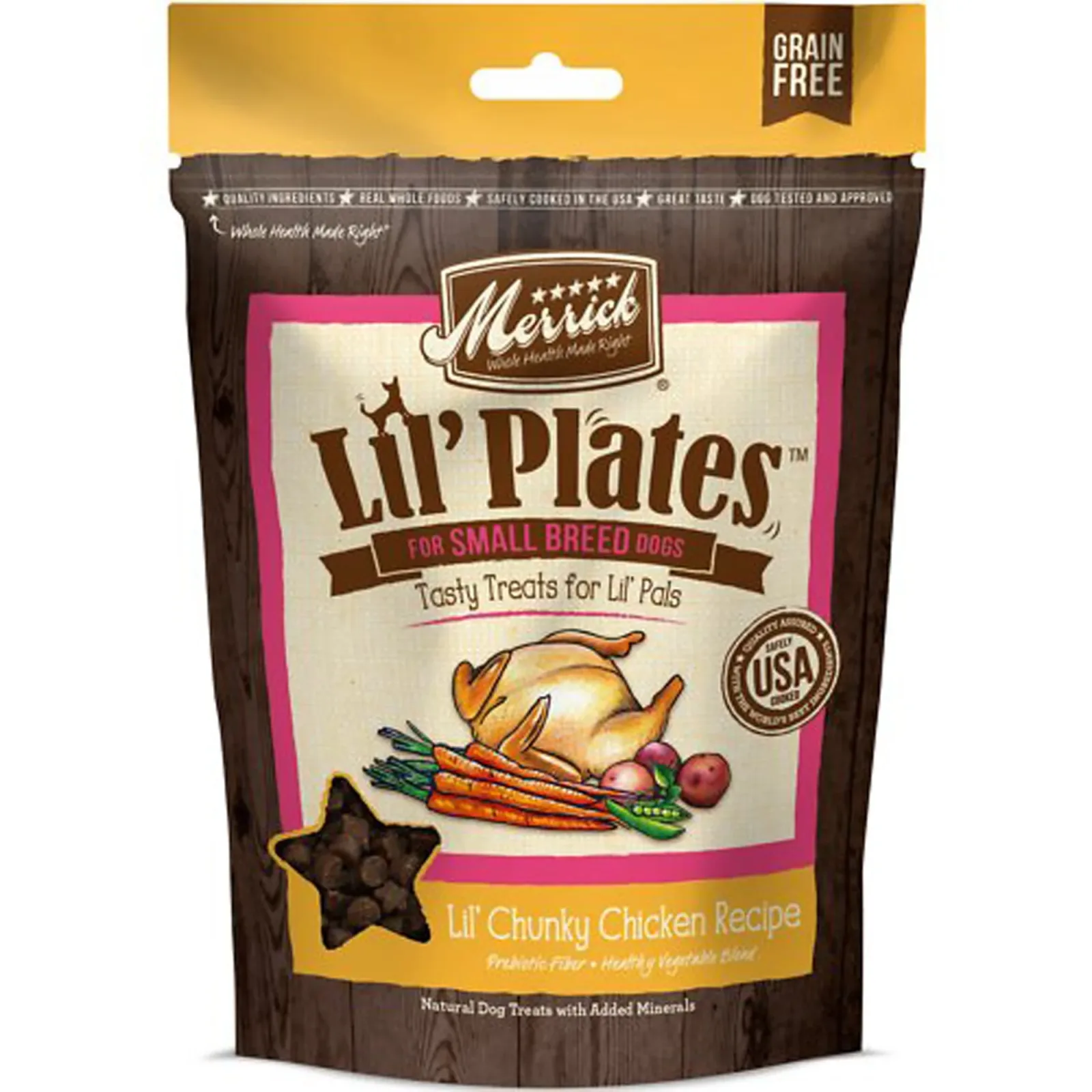 Merrick Dog Lil Chunky Chicken, 5 oz each, Case of 6