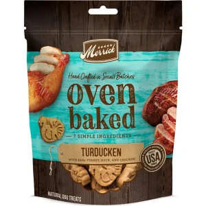 Merrick Dog Oven Baked Turducken, 11 oz each, Case of 6