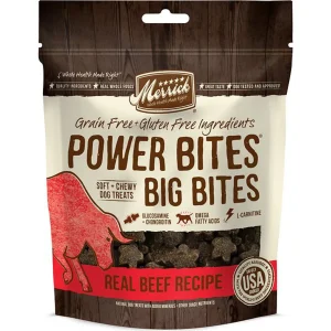 Merrick Dog Power Bites Big Beef 14 oz