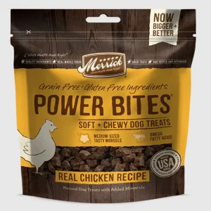 Merrick Dog Power Bites Big Chicken, 14 oz each, Case of 4