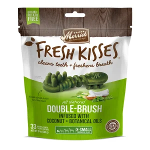 Merrick Fresh Kisses Coconut Oil For Extra Small Dogs (7-17 lb), 12 oz
