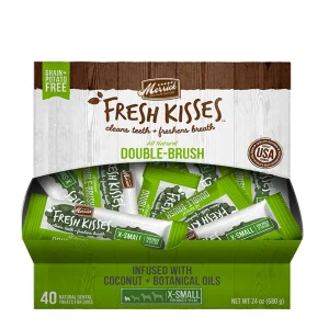 Merrick Fresh Kisses Coconut Oil For Extra Small Dogs (7-17 lb), 40-Count