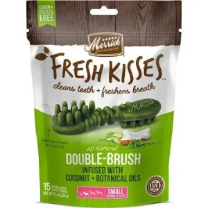 Merrick Fresh Kisses Small Coconut Oil/Botanical 15ct Bag {L+1x} 295786
