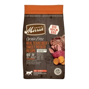 Merrick GF Texas Beef and Sweet Potato Recipe 30 lb