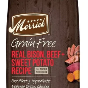 Merrick Grain-Free Bison Beef & Sweet Potato Dry Dog Food