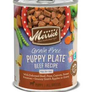 Merrick Grain-Free Puppy Plate Beef, 12.7 oz each, Case of 12