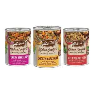 Merrick Kitchen Comforts Wet Dog Food Variety Pack, 12.7 oz each, Case of 12