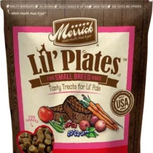 Merrick Lil Plates Bitty Beef Recipe Training Treats 5oz {L-1} 295596