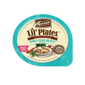 Merrick Lil Plates Grain-Free Dainty Duck Medley Dog Food 3.5 oz. 12 ct