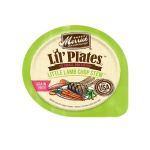 Merrick Lil Plates Grain-Free Little Lamb Chop Stew Dog Food 3.5 oz. 12 ct