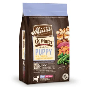 Merrick Lil Plates Grain-Free Puppy Real Chicken And Sweet Potato Recipe 12 lb