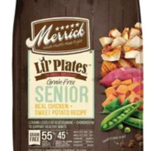 Merrick Lil' Plates Grain-Free Senior - Chicken & Sweet Potato Small Breed -12lb