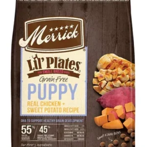 Merrick Lil' Plates Puppy Formula Chicken and Sweet Potato Dry Dog Food - 12 Lbs