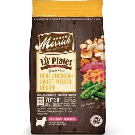 Merrick Lil' Plates Small Breed Grain Free Real Chicken And Sweet Potato Dry Dog Food-12-lb-{L-1x}