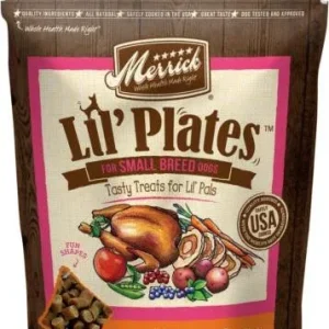 Merrick Lil Plates Teensy Turducken Recipe Training Treats 5oz {L-1} 295595