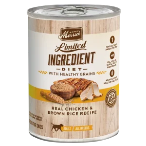 Merrick Limited Ingredient Diet Healthy Grains Real Chicken Recipe 12 / 12.7 oz