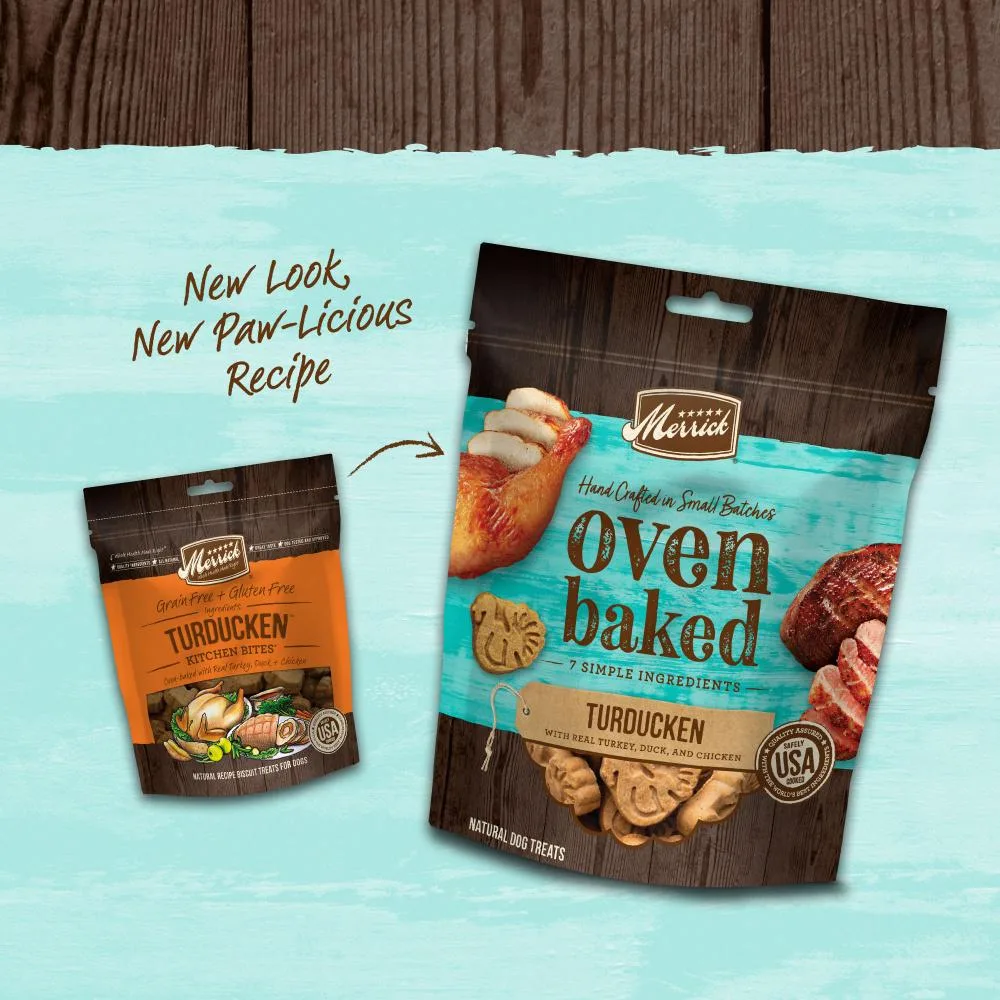 Merrick Oven Baked Turducken Turkey Duck & Chicken Dog Treats - Image 2