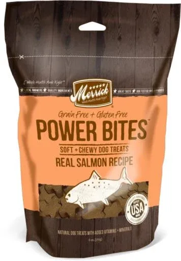 Merrick Power Bites Salmon Recipe 6oz {L-1} 295155