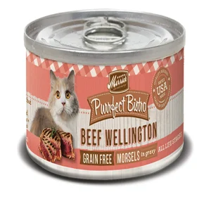 Merrick Purrfect Bistro Grain-Free Beef Wellington Wet Cat Food, 5.5 oz each, Case of 24