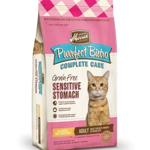 Merrick Purrfect Bistro Grain-Free Dry Cat Food - Complete Care Sensitive Stomach Recipe, 12 lb