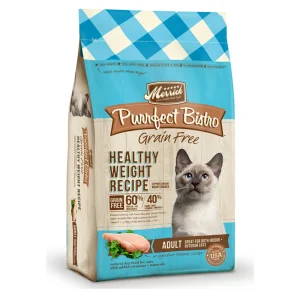 Merrick Purrfect Bistro Grain-Free Dry Cat Food - Healthy Weight Recipe, 4 lb