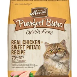 Merrick Purrfect Bistro Grain-Free Healthy Adult Chicken Recipe Dry Cat Food
