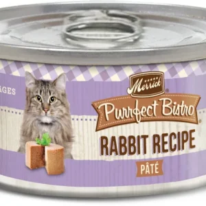 Merrick Purrfect Bistro Grain Free Rabbit Pate Canned Cat Food