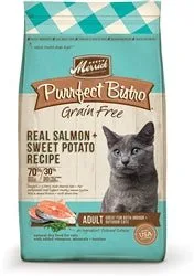 Merrick Purrfect Bistro Grain-Free Real Salmon and Sweet Potato Dry Cat Food, 4 lb