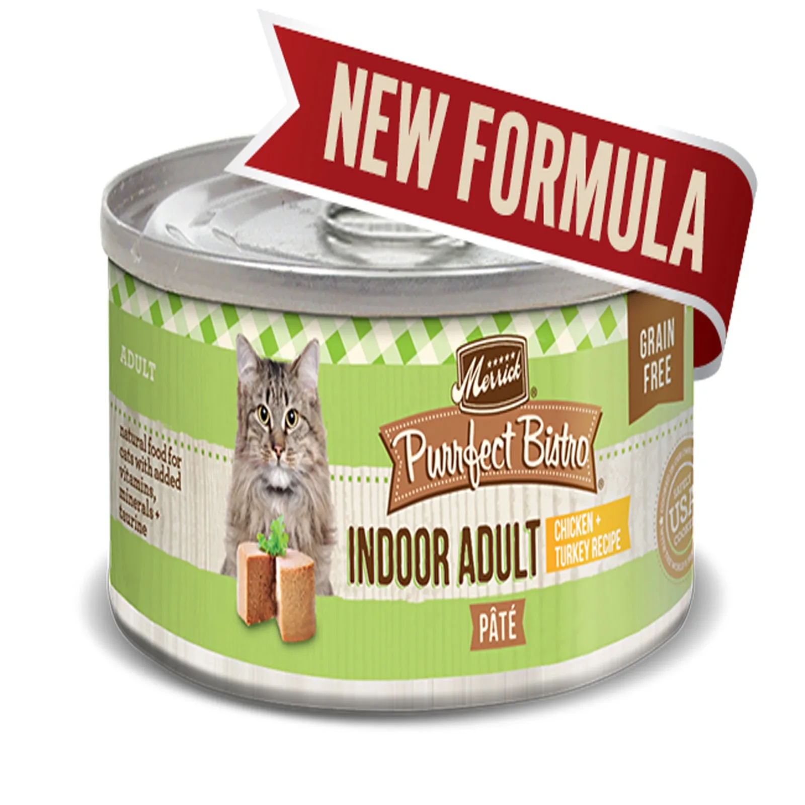 Merrick Purrfect Bistro Indoor Chicken Pate Wet Cat Food, 3 oz each, Case of 24