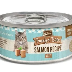 Merrick Purrfect Bistro Salmon Pate Wet Cat Food, 5.5 oz each, Case of 24