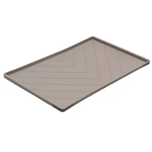 Mess D Mat Slcn Rods Gry Lg{L-x}