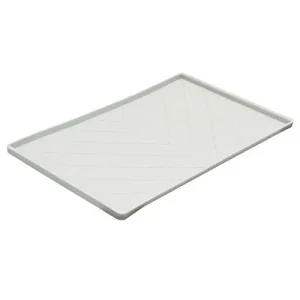 Mess D Mat Slcn Rods Lt Gry Lg{L-x}