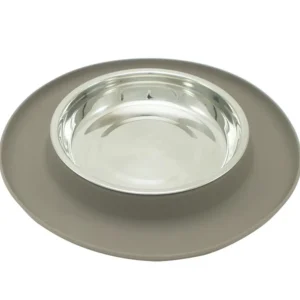 Messy Mutts Cat Feeder Silicone Grey