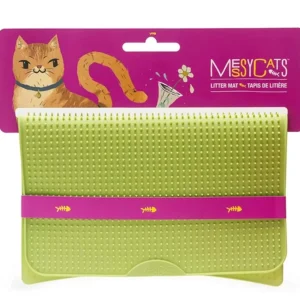 Messy Mutts Cat Litter Mat Green