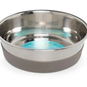 Messy Mutts Dog Bowl Stainless Steel Nonslip Bottom Large