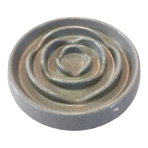 Messy Mutts Dog & Cat Slow-Feeder Speckled, Grey 1.75 Cup
