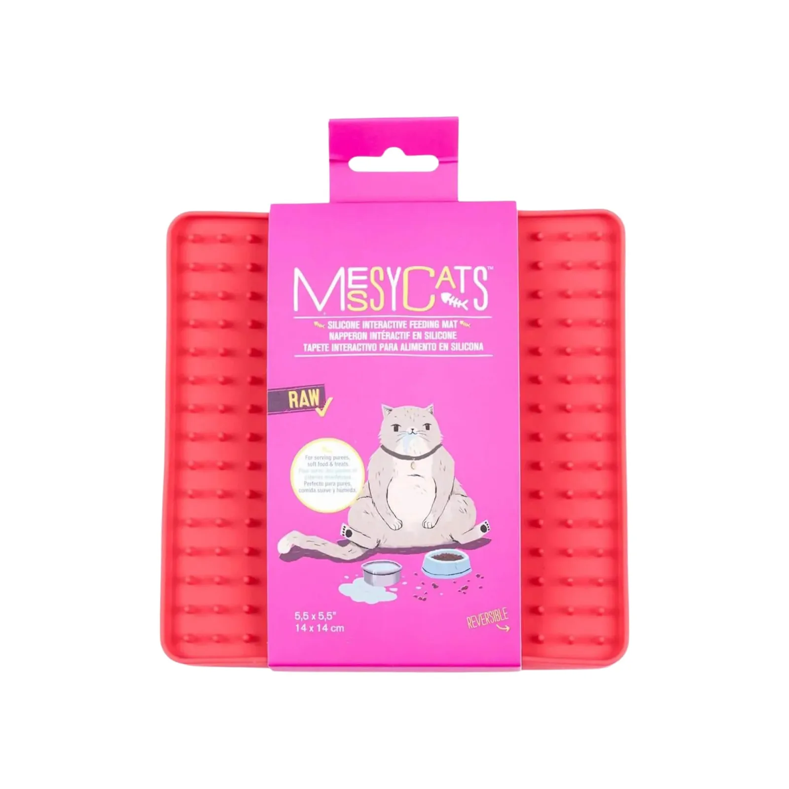Messy Mutts Reversible Interactive Cat Lick Mat - Image 2