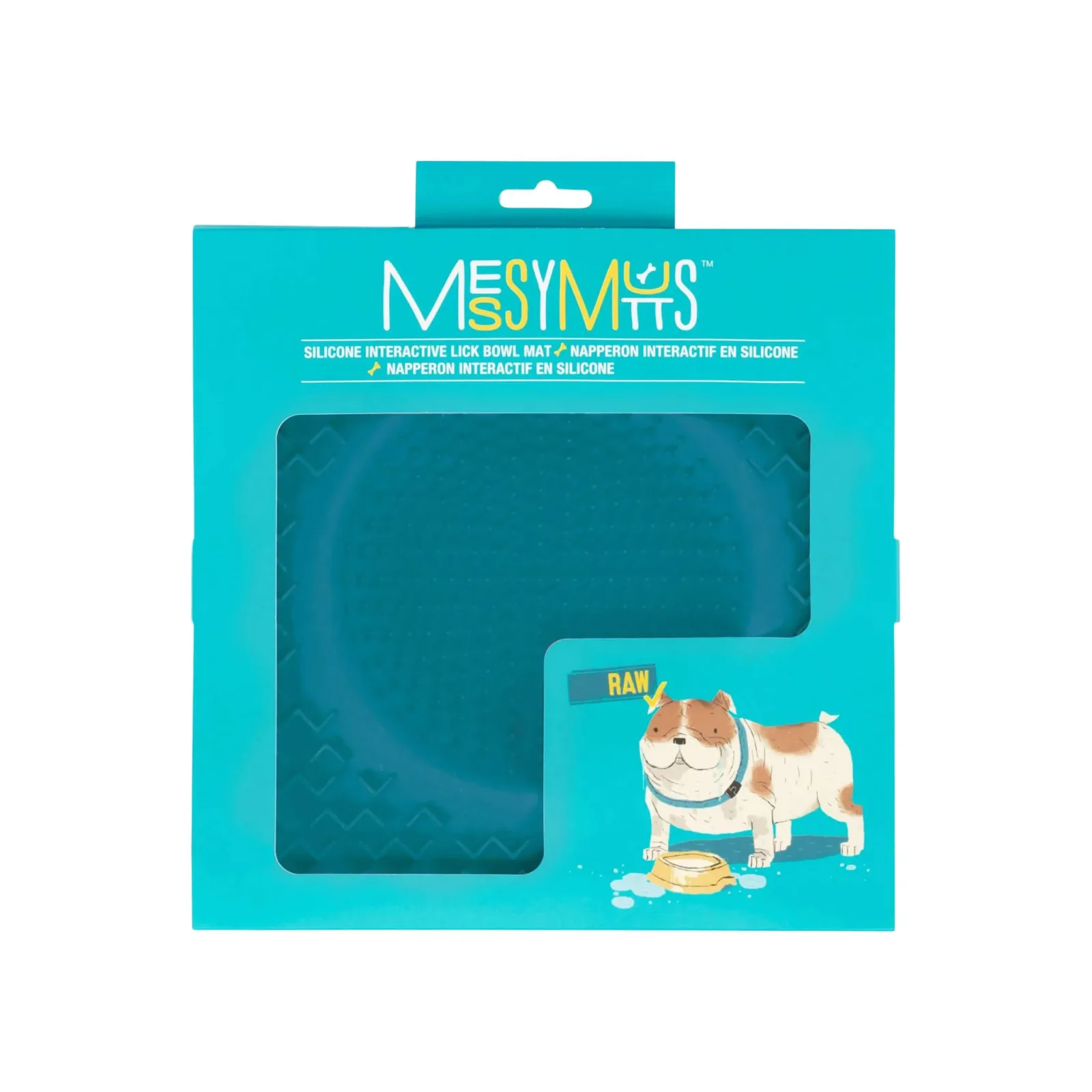 Messy Mutts Therapeutic Lick Bowl Feeder Mat for Dogs - Image 2