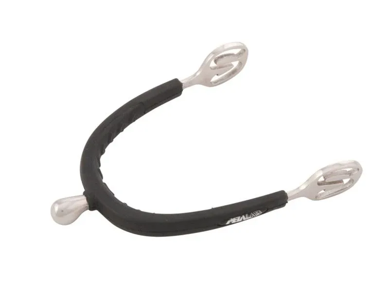 Metalab Ladies Round Rubber Covered Spurs