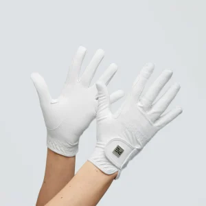Metaro Junior Riding Gloves White