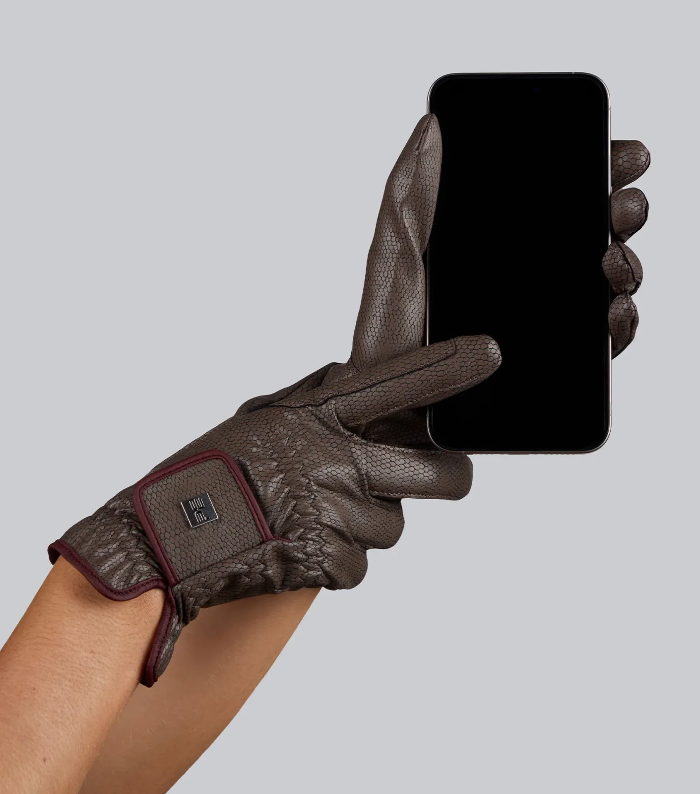 Metaro Riding Gloves Brown - Image 2