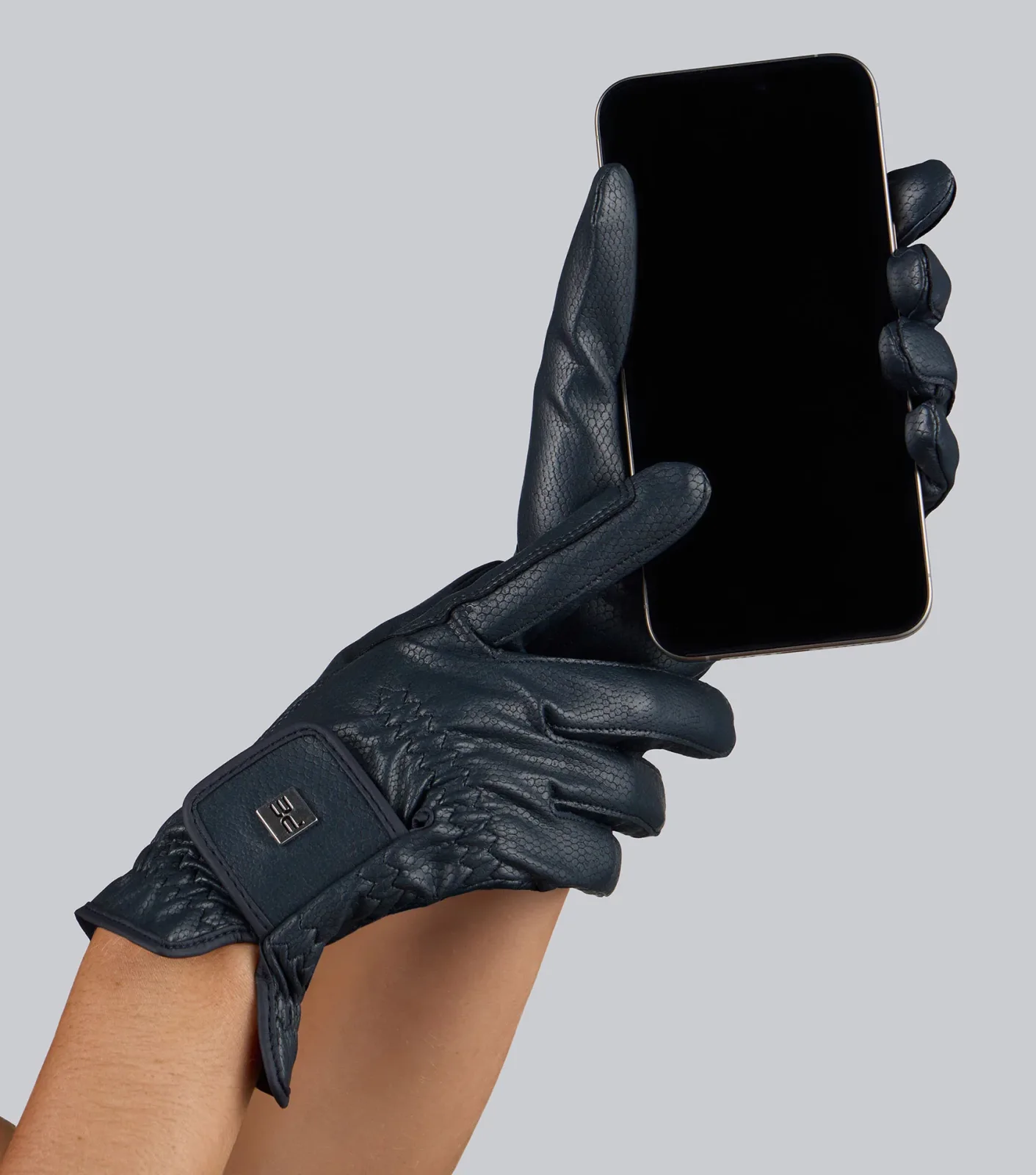 Metaro Riding Gloves Navy - Image 2
