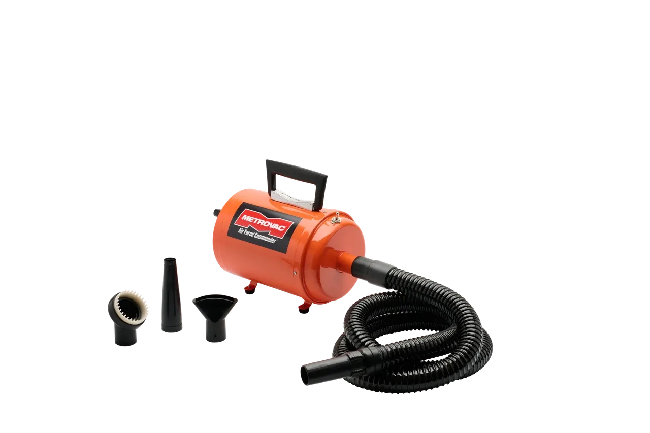 MetroVac Air Force Commander 2 Speed Dryer 1.7 HP, Orange