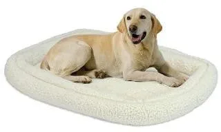 Midwest 40322-fs Quite Time Deluxe Double Bolster Crate Pet Bed {L+1}277001 - Image 2