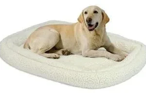 Midwest 40322-fs Quite Time Deluxe Double Bolster Crate Pet Bed {L+1}277001