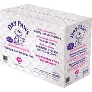 Midwest Dry Paws Training and Floor Protection Pads 100 Pet Package {L-1}277404